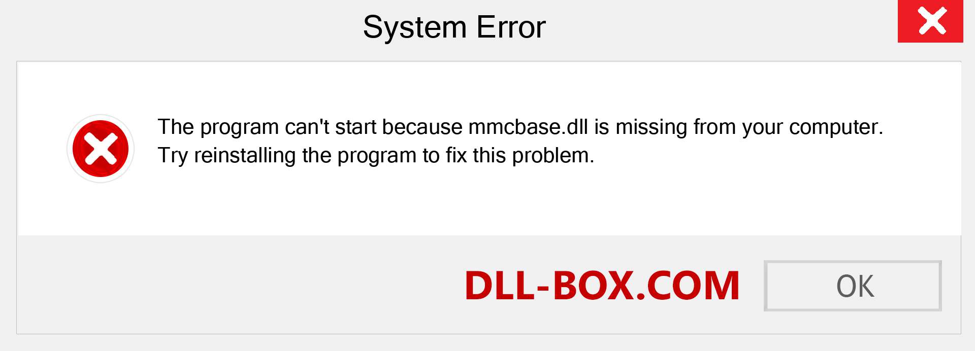  mmcbase.dll file is missing?. Download for Windows 7, 8, 10 - Fix  mmcbase dll Missing Error on Windows, photos, images