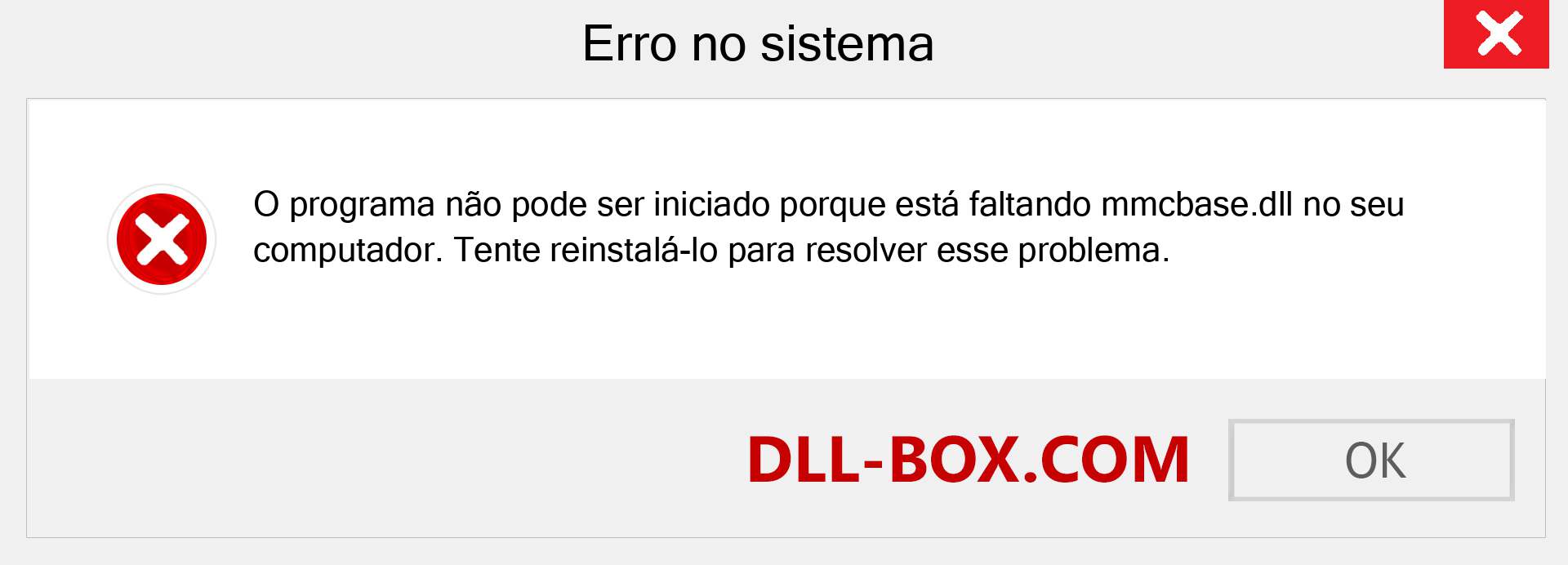 Arquivo mmcbase.dll ausente ?. Download para Windows 7, 8, 10 - Correção de erro ausente mmcbase dll no Windows, fotos, imagens